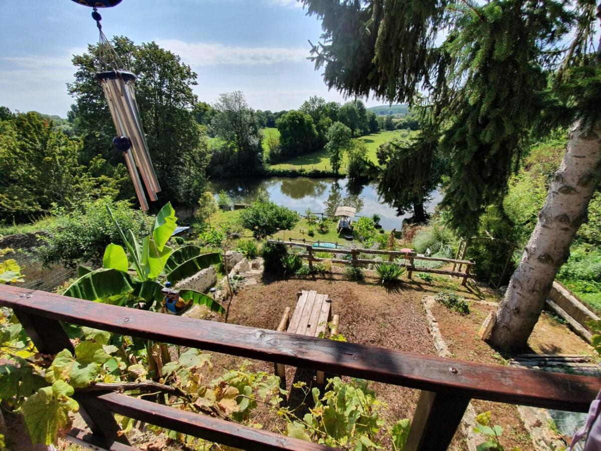 Le Cottage Belmontais, Maison Individuelle, Vue Panoramique Sur La Riviere Beaumont-sur-Sarthe Ngoại thất bức ảnh